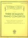 3 romantic Concertos for Piano and Orchestra for 2 pianos score