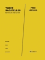 Lerdahl, Three bagatelles for violin and guitar