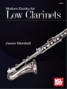 James Marshall, Modern Etudes for Low Clarinets Klarinette Buch