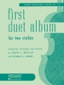 First Duet Album for 2 violins score