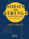 Solos For Strings - String Bass Solo Double Bass Buch