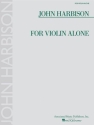 For Violin Alone Violin Buch