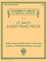 Johann Sebastian Bach, J.S. Bach: Easiest Piano Pieces Klavier Buch