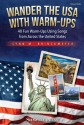 Wander The Usa With Warm-ups Vocal Book