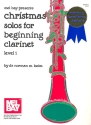 Christmas Solos Level 1 for beginning clarinet and piano