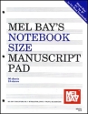 Notebook-Size Manuscript Pad 10-Stave