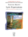 Timothy Brown: Lyric Expressions Piano Solo Instrumental Album