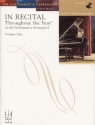 In Recital - Throughout The Year (With Performance Strategies): Volume Piano Instrumental Album