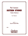 Paul Jeanjean Sixteen (16) Etudes Clarinet Buch