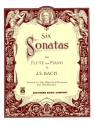 Johann Sebastian Bach Six (6) Sonatas Flute Buch