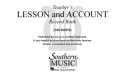 Teacher's Lesson And Account Record Book Record Book Buch