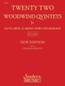 Twenty-Two (22) Woodwind Quintets Oboe Stimme