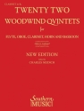 Twenty-Two (22) Woodwind Quintets Clarinet Stimme