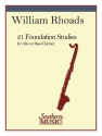 William E. Rhoads 21 (Twenty One) Foundation Studies Alto Clarinet Buch