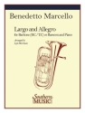 Benedetto Marcello Largo And Allegro Baritone or Euphonium Buch