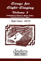 Bobby Siltman Songs For Sight Singing Volume 3 Hs-Satb SATB Chorpartitur