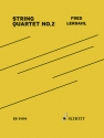 F. Lerdahl, String Quartet No.2 fr Streichquartett Partitur und Stimmen