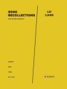 Lei Liang, Song Recollections for string quartet Partitur und Stimmen