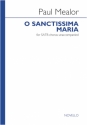 O Sanctissima Maria  for mixed chorus a cappella chorus score