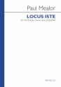 Paul Mealor, Locus Iste SATB Chorpartitur