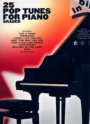 25 graded Pop Tunes for piano