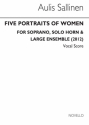 Aulis Sallinen, Five Portraits of Women Soprano, Horn and Piano Klavierauszug