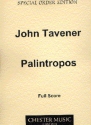 John Tavener, Palintropos Brass Instruments, Celeste, Harp, String Instruments and Percussion Partitur