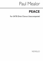 Peace for mixed choir unaccompanied choral score