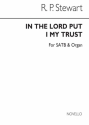 In The Lord Put I My Trust SATB and Organ Chorpartitur