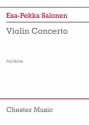 Esa-Pekka Salonen, Violin Concerto (Score) Violin and Orchestra Partitur