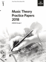 Music Theory Practice Papers 2018 Grade 1 - NEW EDITION