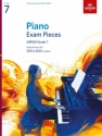 Selected Piano Exam Pieces 2021-2022 Grade 7 for piano