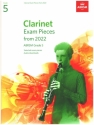 Clarinet Exam Pieces 2022 ABRSM Grade 5 (+Online Audio) for clarinet