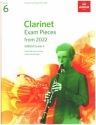 Clarinet Exam Pieces 2022 ABRSM Grade 6 (+Online Audio) for clarinet