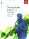 Saxophone Exam Pieces 2022 ABRSM Grade 2 (+Online Audio) for saxophone