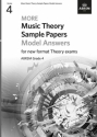 More Music Theory Model Answers 2021-2022 Grade 4