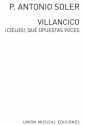 Antonio Soler, Cielos Que Opuestas Voces SATB, SAT, Trumpet, Violin Partitur