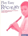 Play easy recorder vol.2 for 1-3 recorders with lyrics and guitars chords