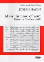 Mass In Time of War for Soli (SATB), mixed Chorus and Orchestra Vocal Score