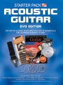 STARTER PACK ACOUSTIC GUITAR: BOOK, CD, DVD, CHORD BOOK, PLECTRUM, SET OF STRINGS, GUITAR STRAP