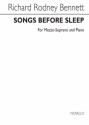 Richard Rodney Bennett, Songs Before Sleep (Mezzo-Soprano) Mezzo Soprano Voice and Piano Buch