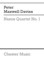 Peter Maxwell Davies: Naxos Quartet No.1 (Score) String Quartet Score