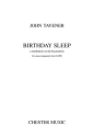 John Tavener: Birthday Sleep SATB Vocal Score