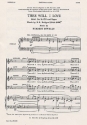 Herbert Howells, Thee Will I Love SATB and Organ Chorpartitur