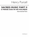 Henry Purcell, O Praise God In His Holiness (String Parts) String Instruments Buch