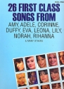 26 first Class Songs from: songbook vocal/piano/guitar