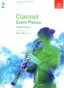 Clarinet Exam Pieces 2014-2017 Grade 2 for clarinet and piano