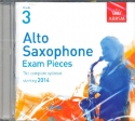 Selected Alto Saxophone Exam Pieces 2014 Grade 3  CD