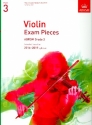 Selected Violin Exam Pieces Grade 3 (2016-2019) for violin and piano score and part