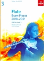 Exam Pieces 2018-2021 Grade 3 for flute and piano